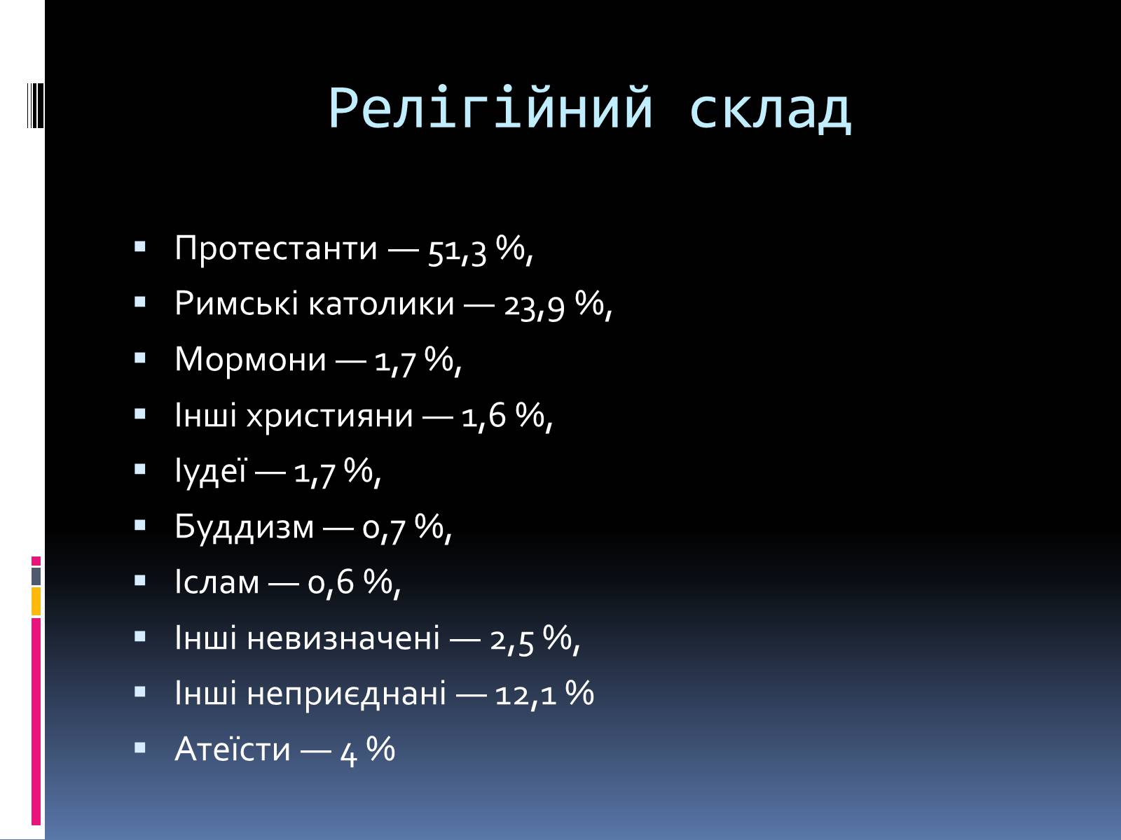 Презентація на тему «Економіко-географічна характеристика США» - Слайд #20