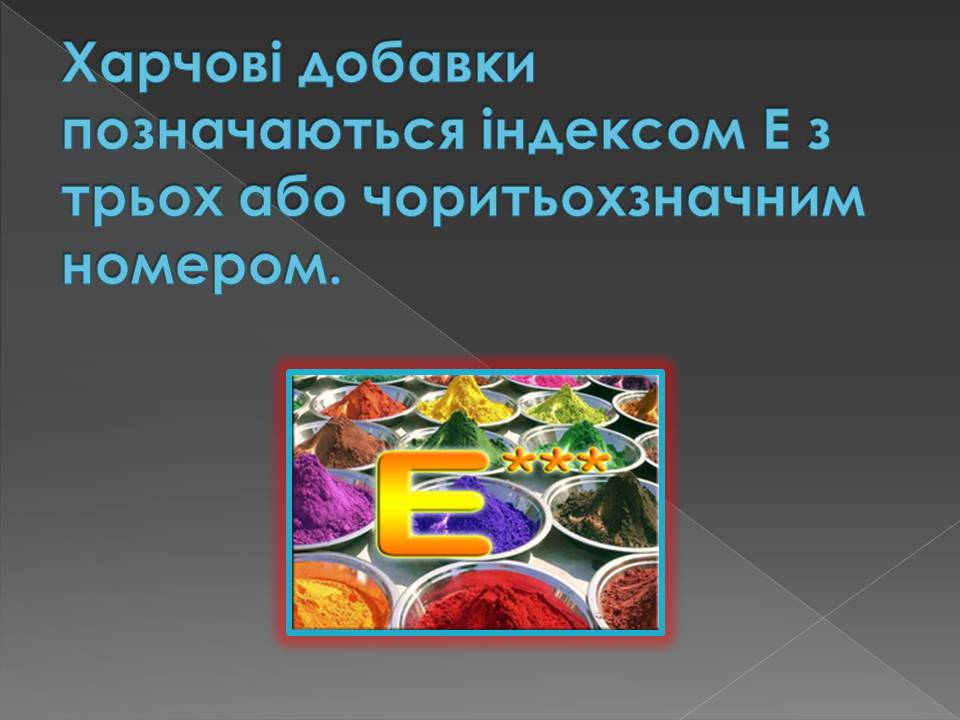 Презентація на тему «Харчові добавки» (варіант 23) - Слайд #7