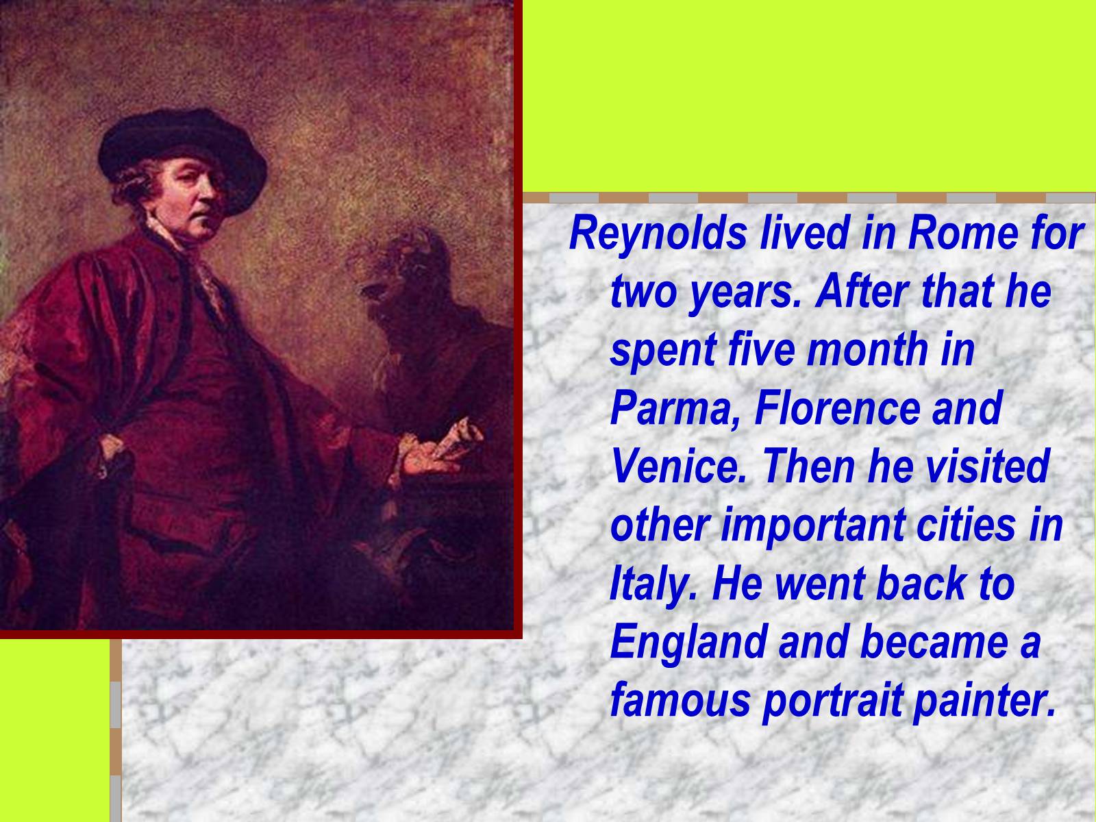 Презентація на тему «Sir Joshua Reynolds» (варіант 1) - Слайд #4