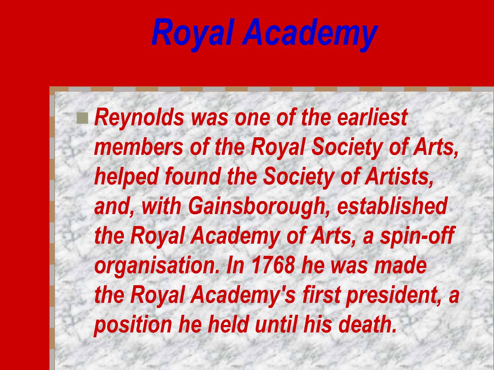 Презентація на тему «Sir Joshua Reynolds» (варіант 1) - Слайд #5