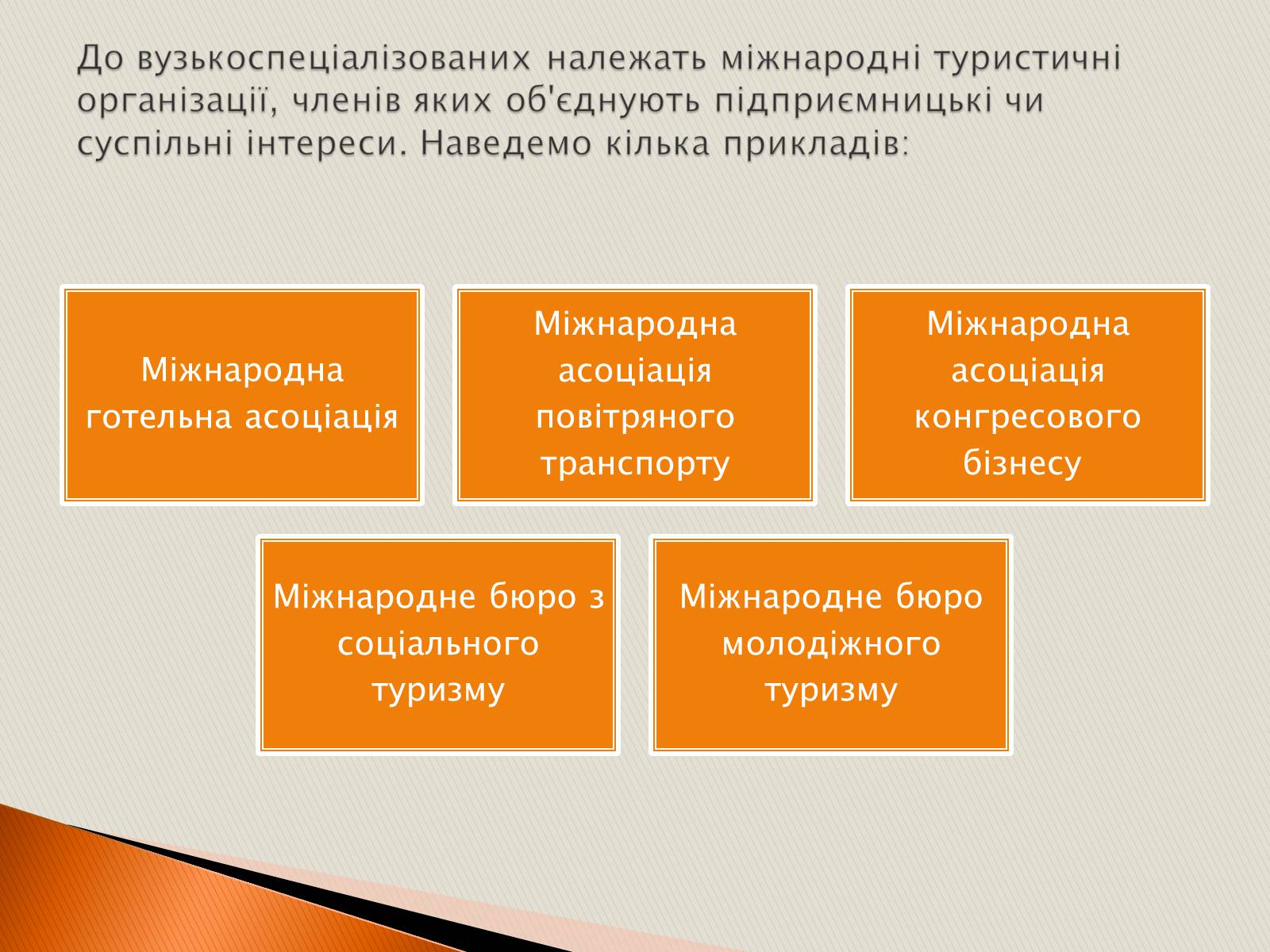 Презентація на тему «Міжнародні туристичні організації» - Слайд #9