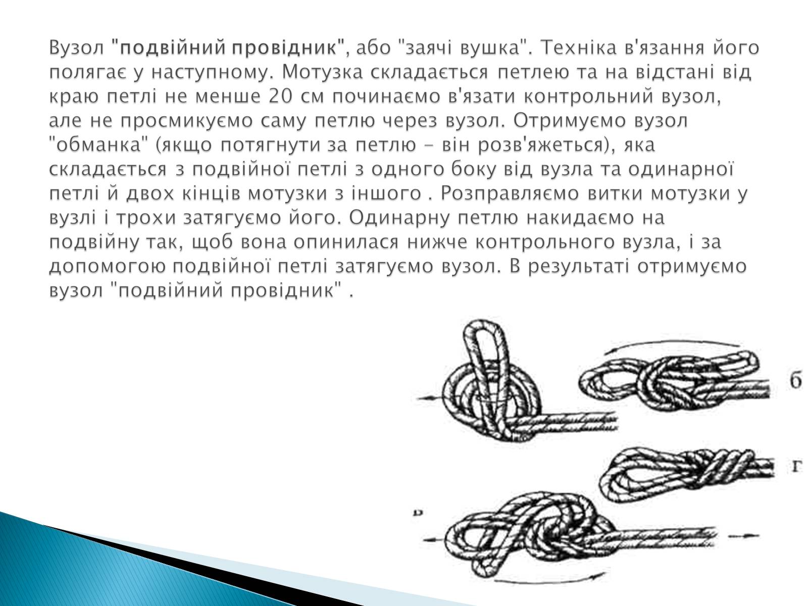 Презентація на тему «В&#8217;язання вузлів для спортивного туризму» - Слайд #10