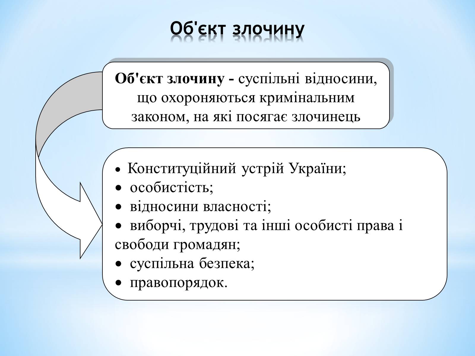 Презентація на тему «Кримінальне право» (варіант 4) - Слайд #9 Презентація на тему «Кримінальне право» (варіант 4) - Слайд #9