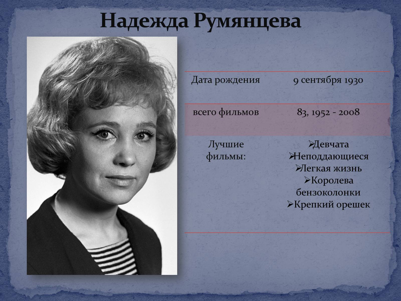 Презентація на тему «Советское кино второй половины ХХ – начала ХІ века» - Слайд #12