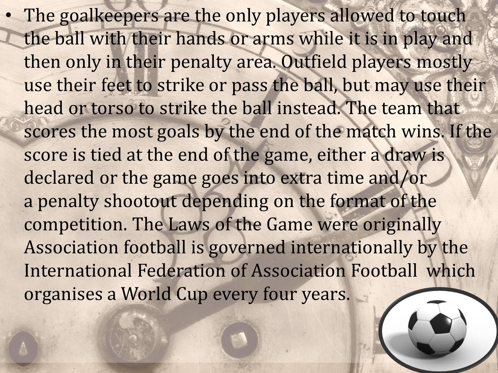 Презентація на тему «Football» (варіант 2) - Слайд #3