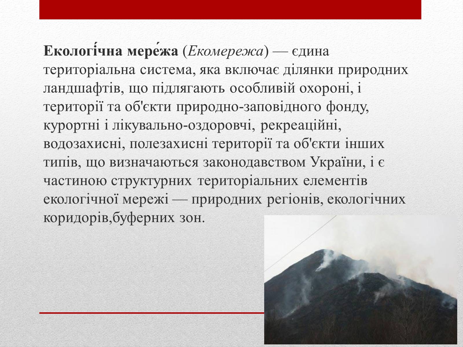 Презентація на тему «Основні структурні елементи екомережі» - Слайд #2