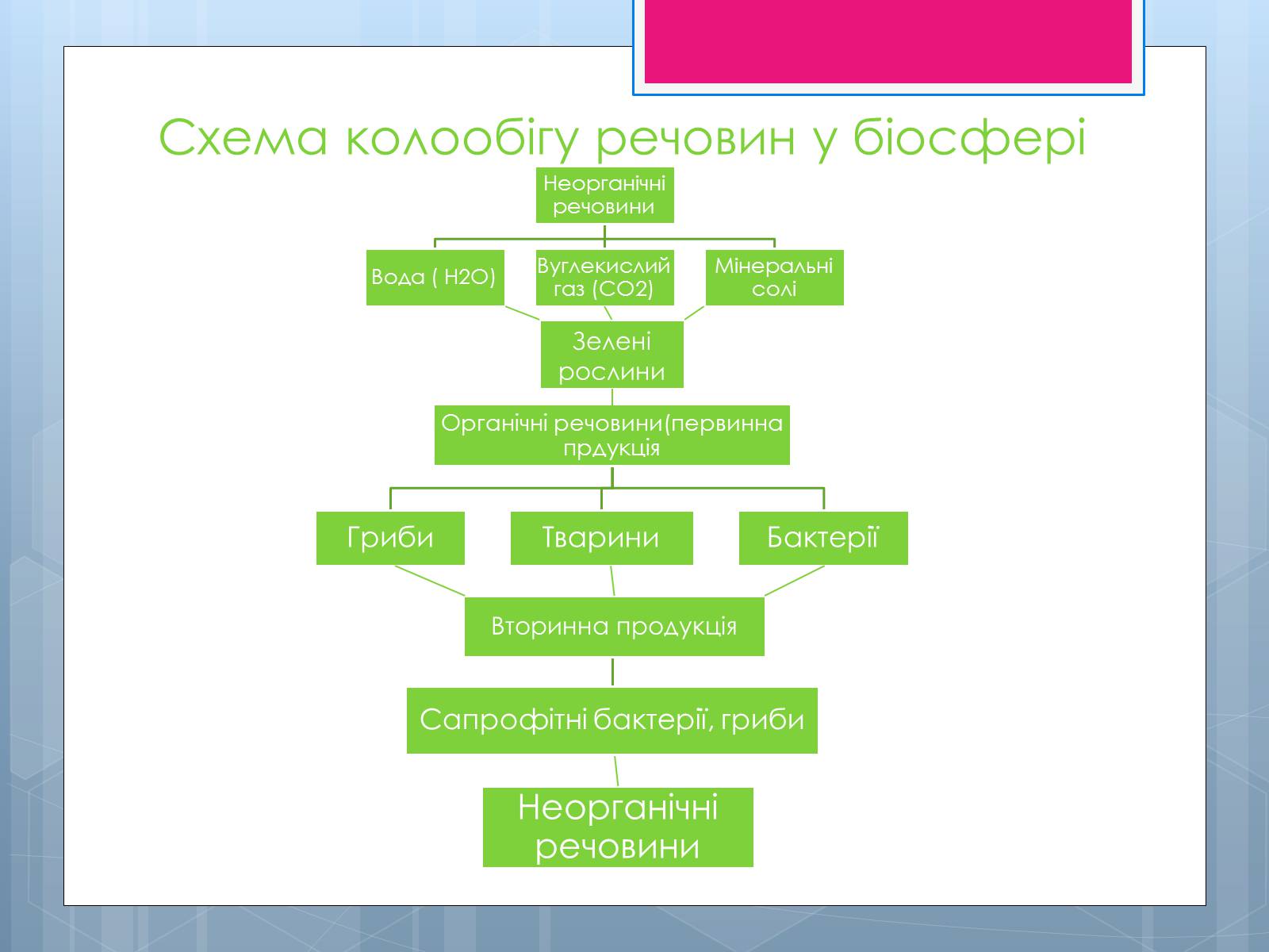 Презентація на тему «Проблема зміни ланок колообігу речовин та енергії» - Слайд #4