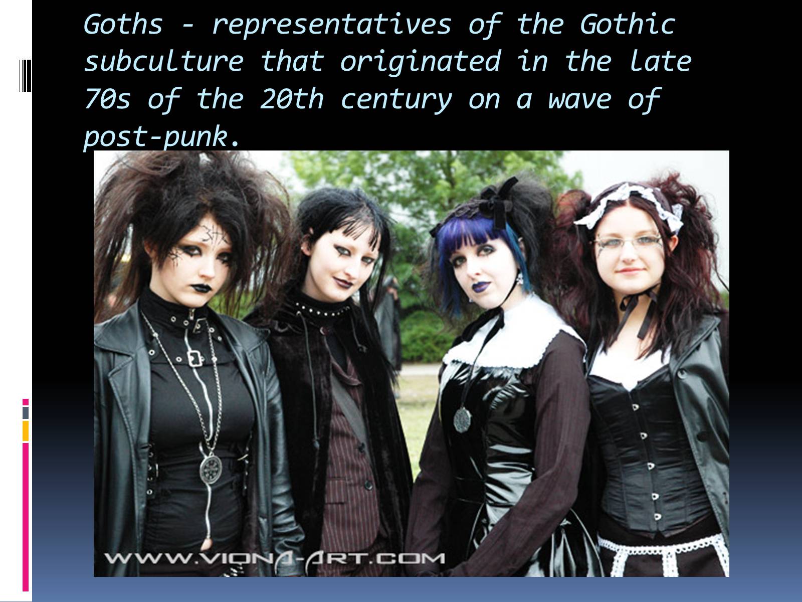 Презентація на тему «Gothic subculture» - Слайд #2