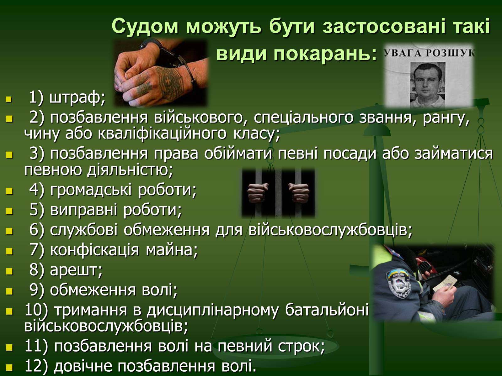 Презентація на тему «Основи кримінального права» (варіант 2) - Слайд #16