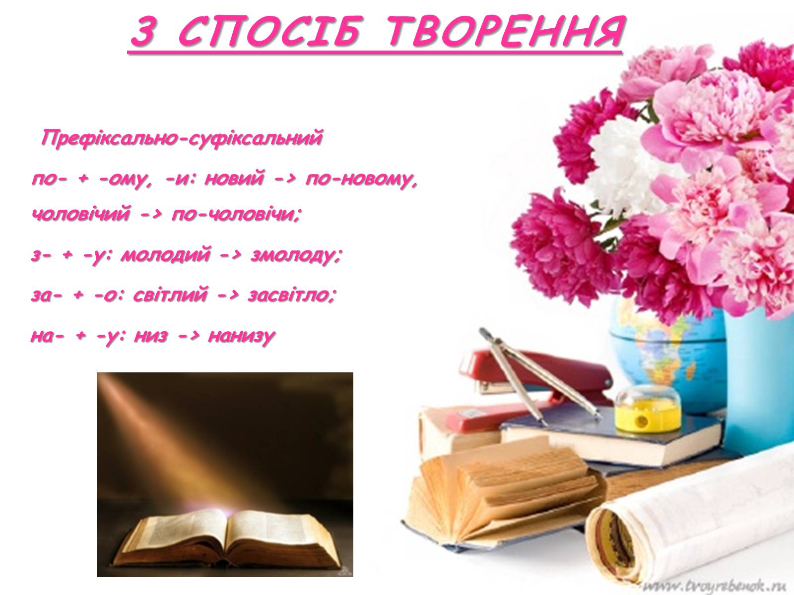 Презентація на тему «Cпособи творення прислівників» - Слайд #5