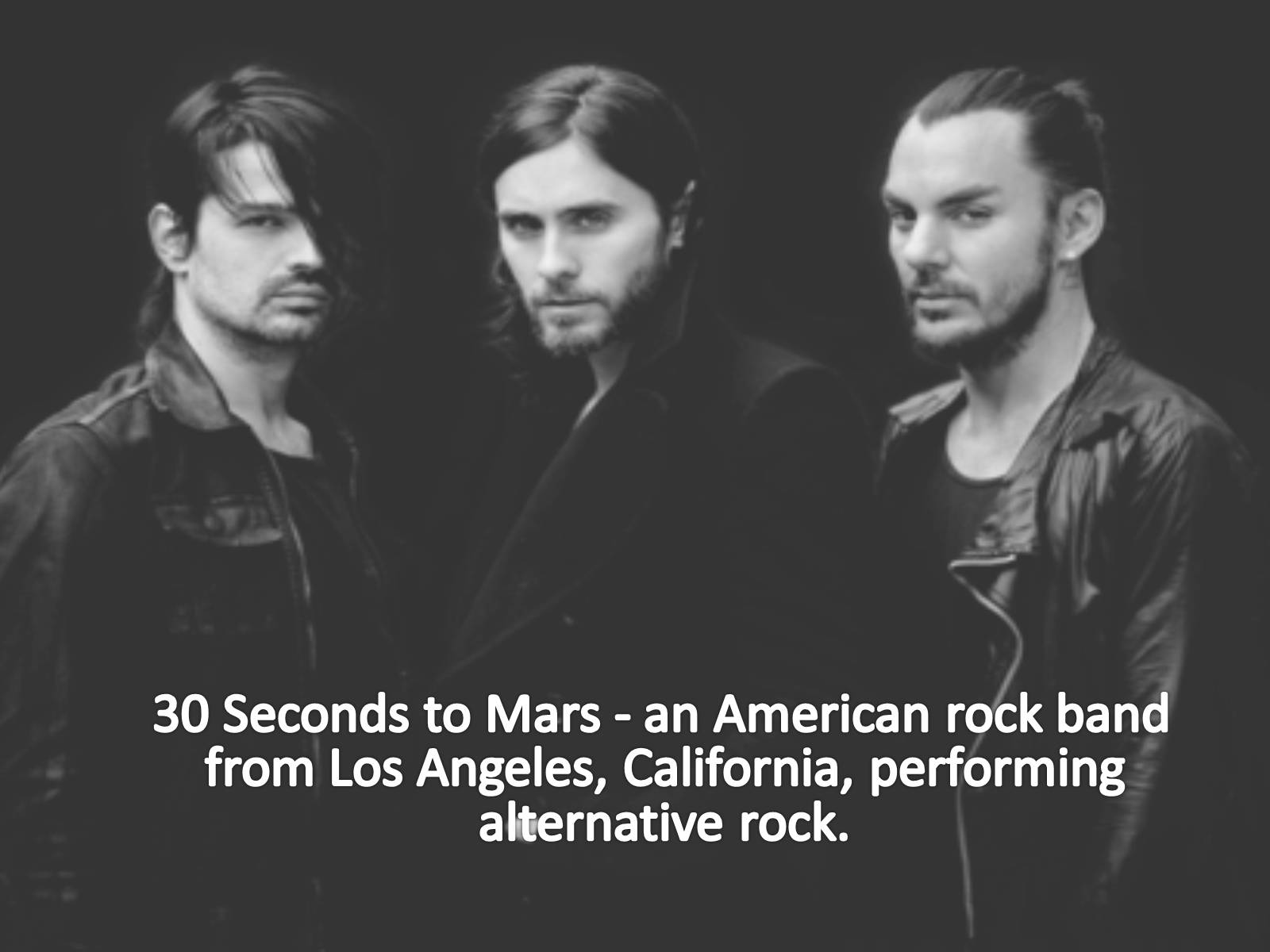 Презентація на тему «30 Seconds to Mars» (варіант 3) - Слайд #2