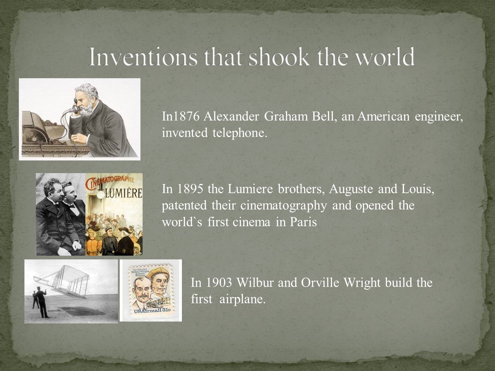 Презентація на тему «The Greatest inventors and invetentions John Logie Baird invented television» - Слайд #3