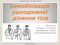 Презентація на тему «Іммобілізація ушкодженої ділянки тіла»