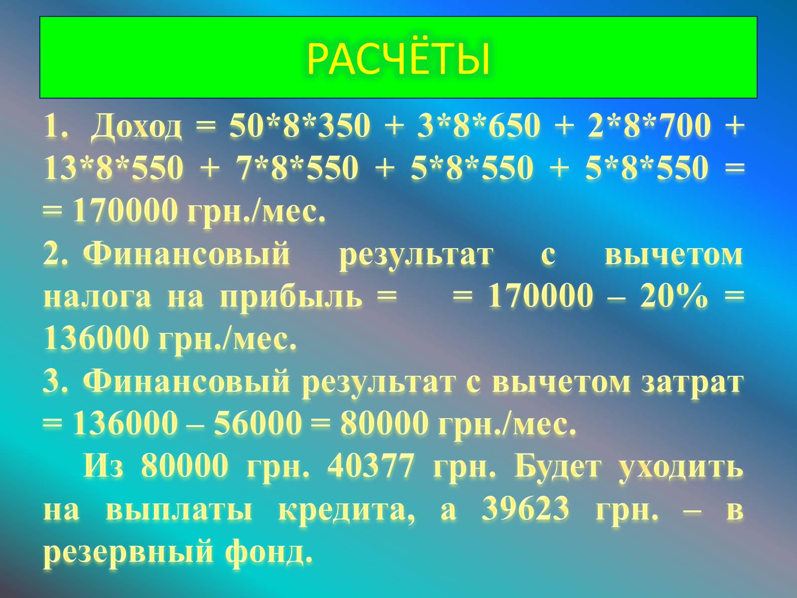 Презентація на тему «Бизнес план» - Слайд #14