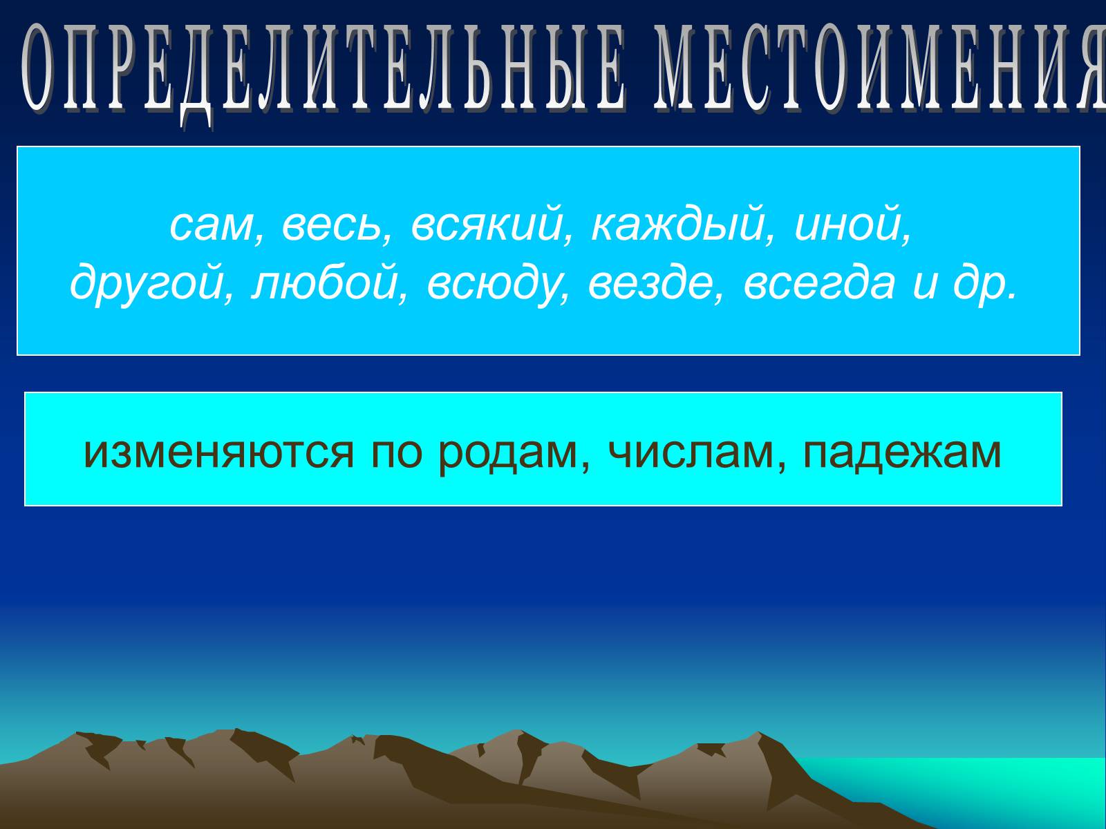 Презентація на тему «Местоимение» - Слайд #11