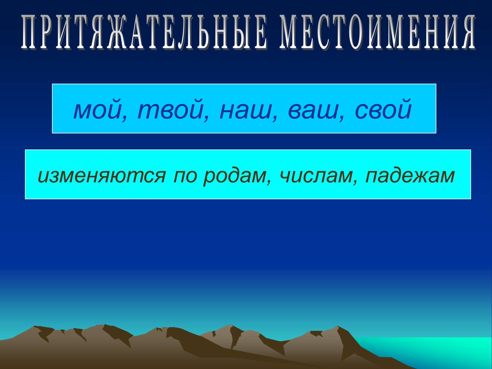 Презентація на тему «Местоимение» - Слайд #6