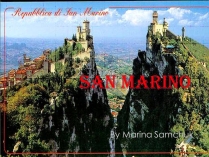 Презентація на тему «San Marino»