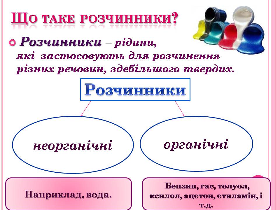 Презентація на тему «Використання розчинників у побуті» - Слайд #2