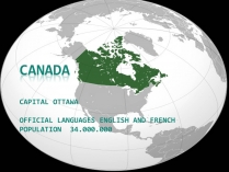 Презентація на тему «Canada» (варіант 10)