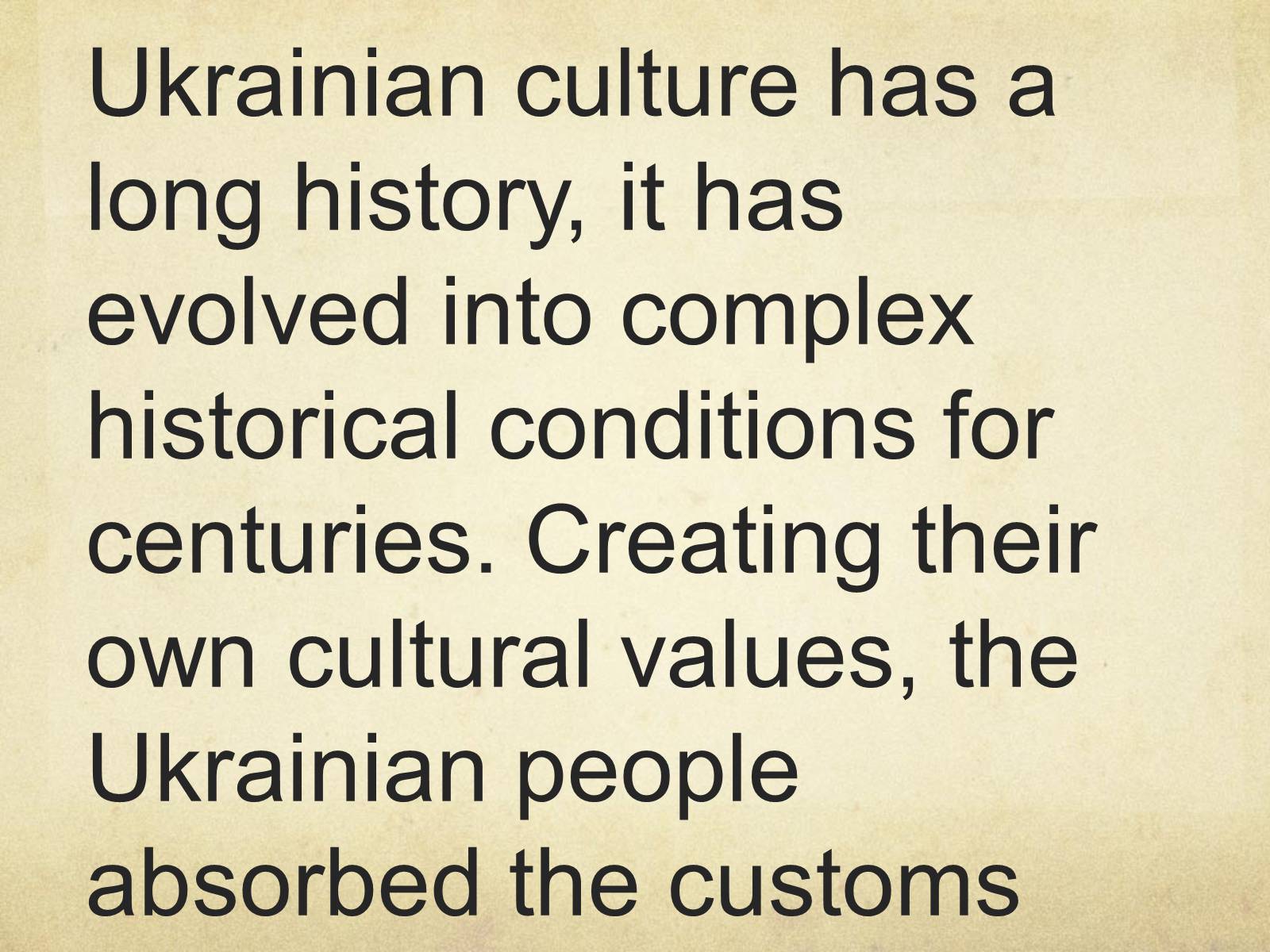 Презентація на тему «National Culture of Ukraine» - Слайд #2