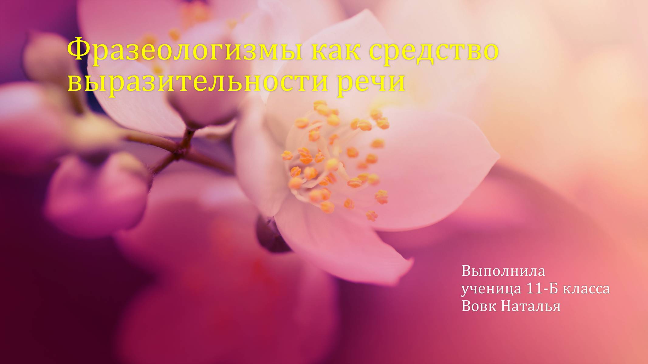 Презентація на тему «Фразеологизмы как средство выразительности речи» - Слайд #1