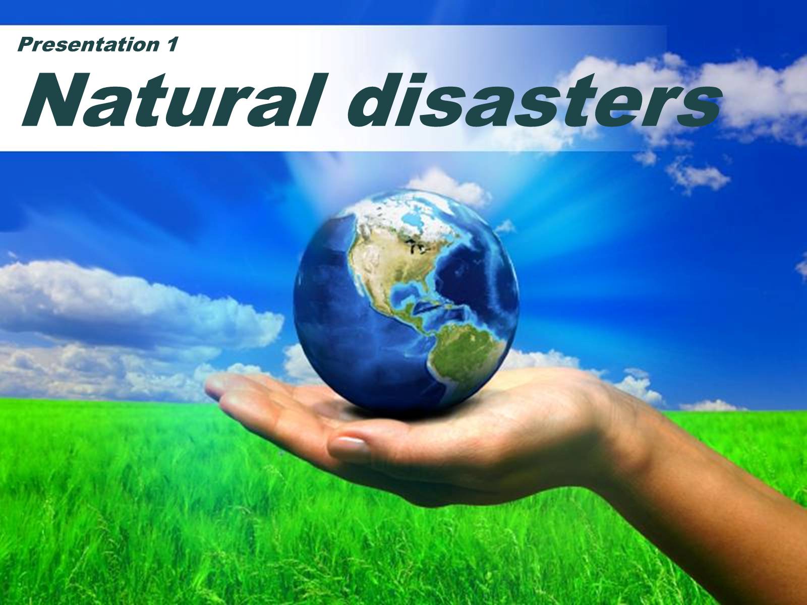 Презентація на тему «Природні катастрофи» (варіант 2) - Слайд #1