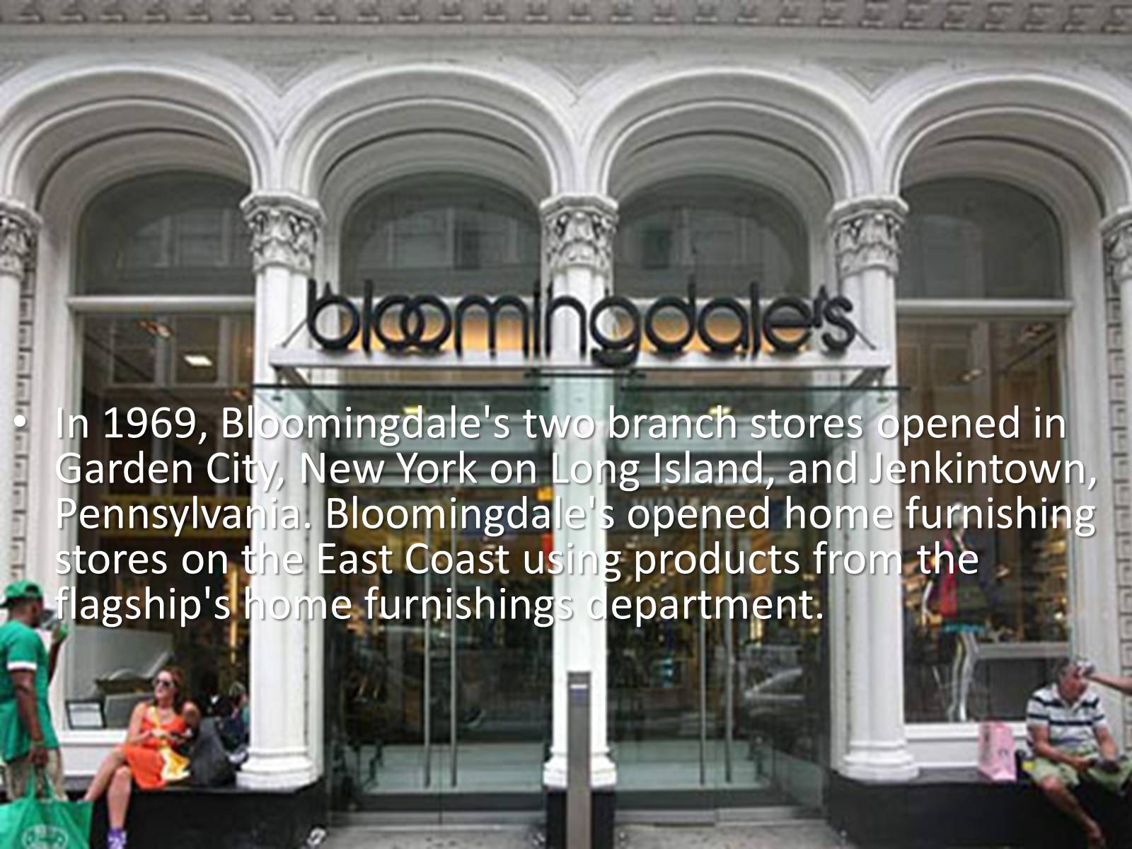 Презентація на тему «Bloomingdale&#8217;s» - Слайд #13