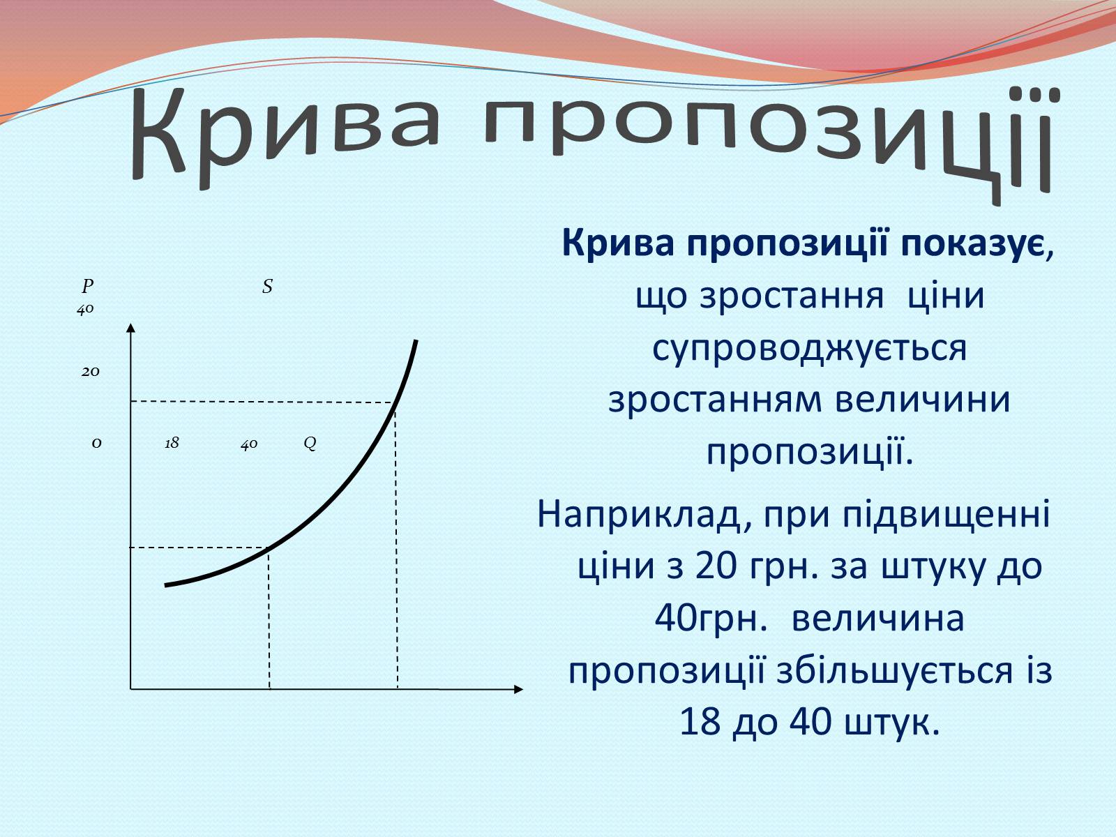 Презентація на тему «Пропозиція» (варіант 2) - Слайд #4