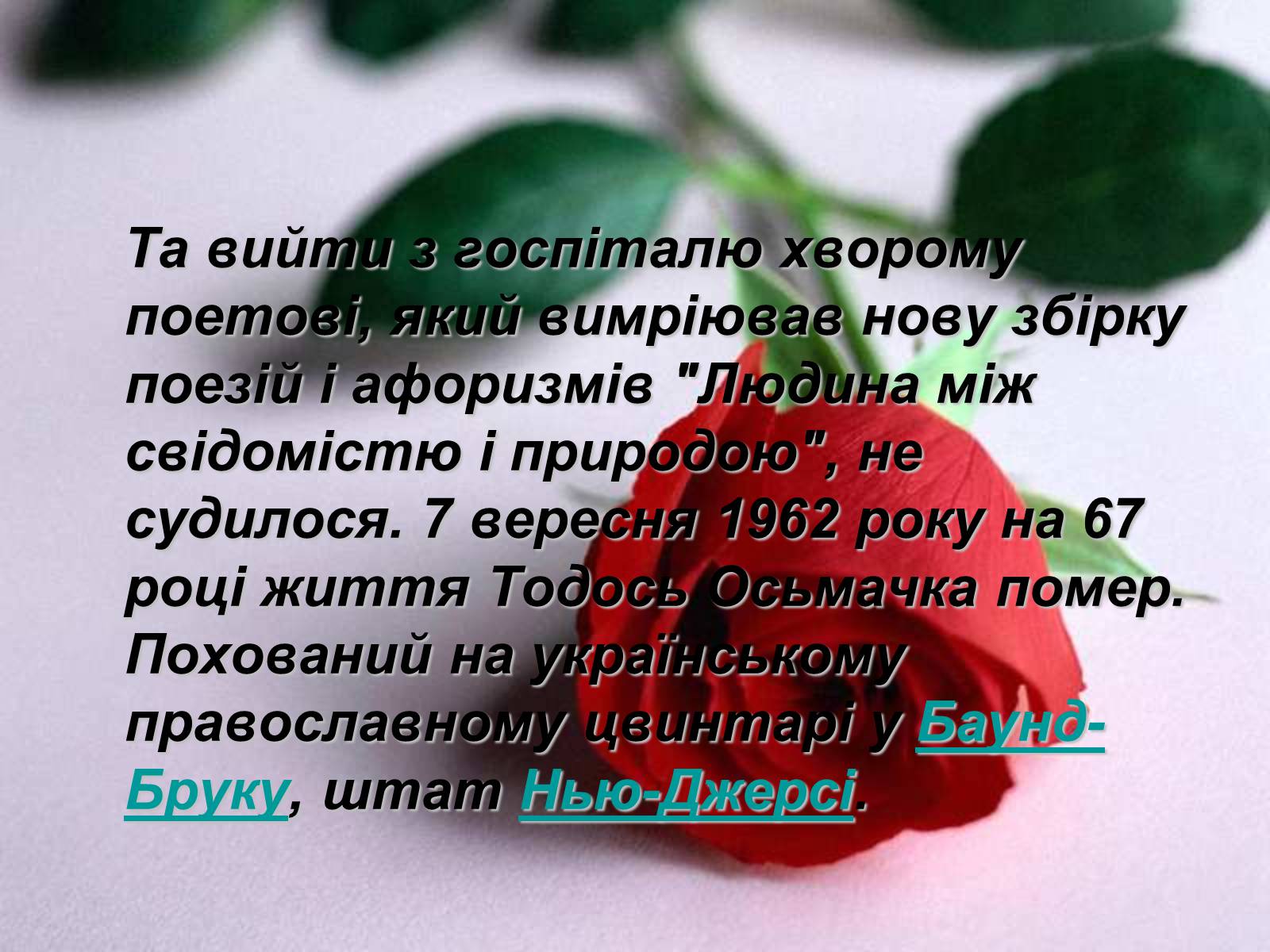 Презентація на тему «Тодось Степанович Осьмачка» (варіант 1) - Слайд #13