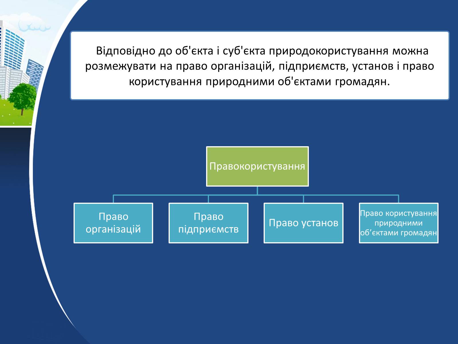 Презентація на тему «Правова класифікація видів природокористування» - Слайд #5