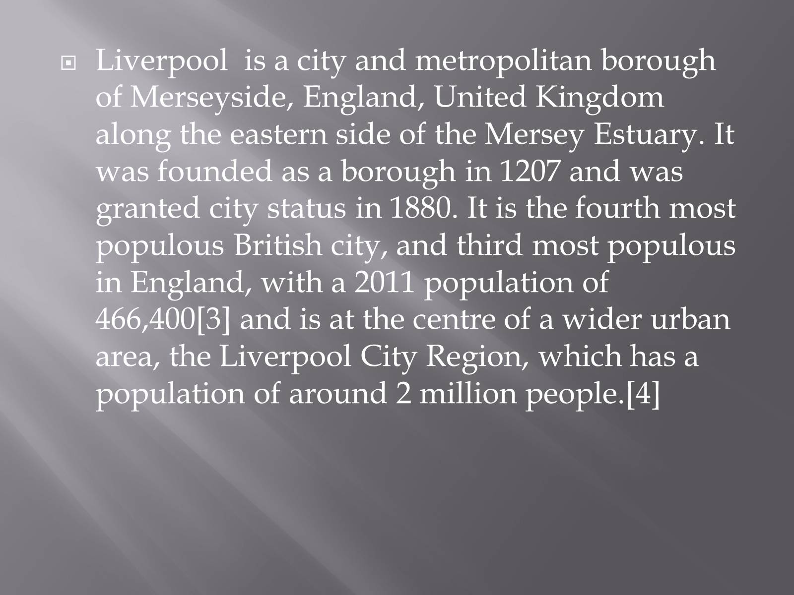 Презентація на тему «Largest cities of the United Kingdom» - Слайд #22