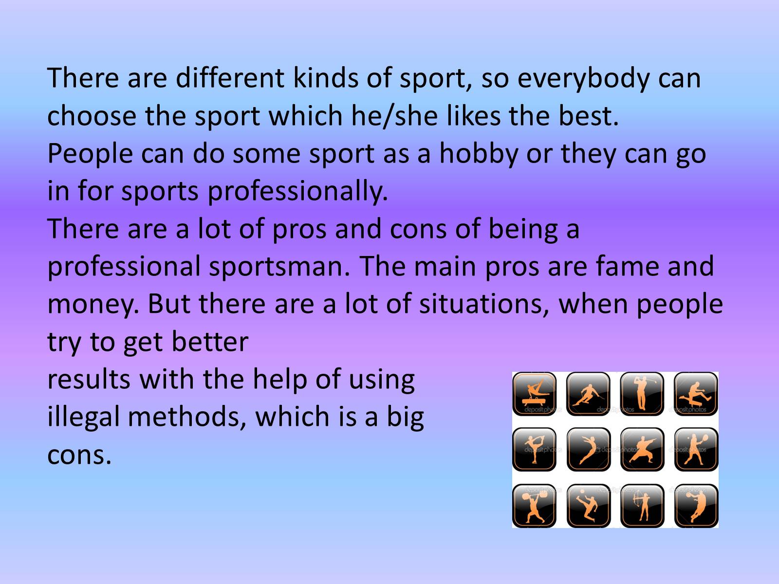 Презентація на тему «Sport in society» - Слайд #3