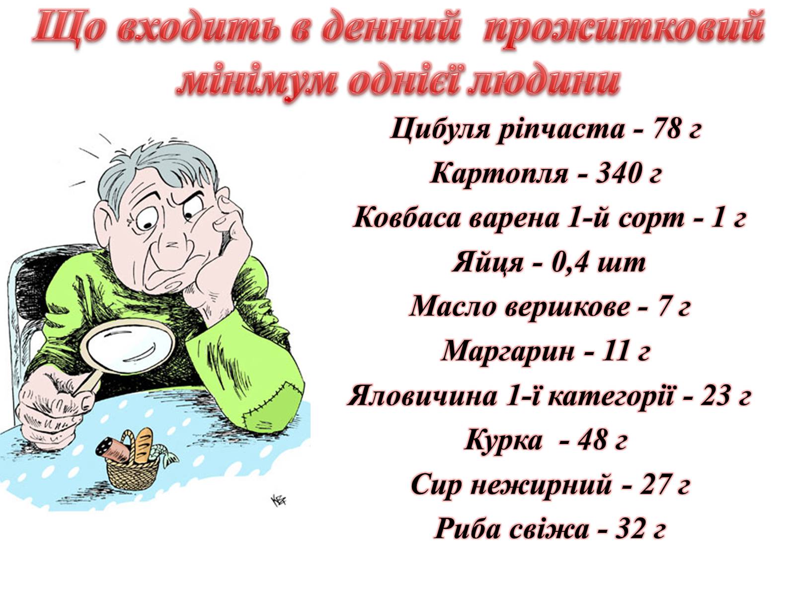 Презентація на тему «Прожитковий мінімум» (варіант 2) - Слайд #8