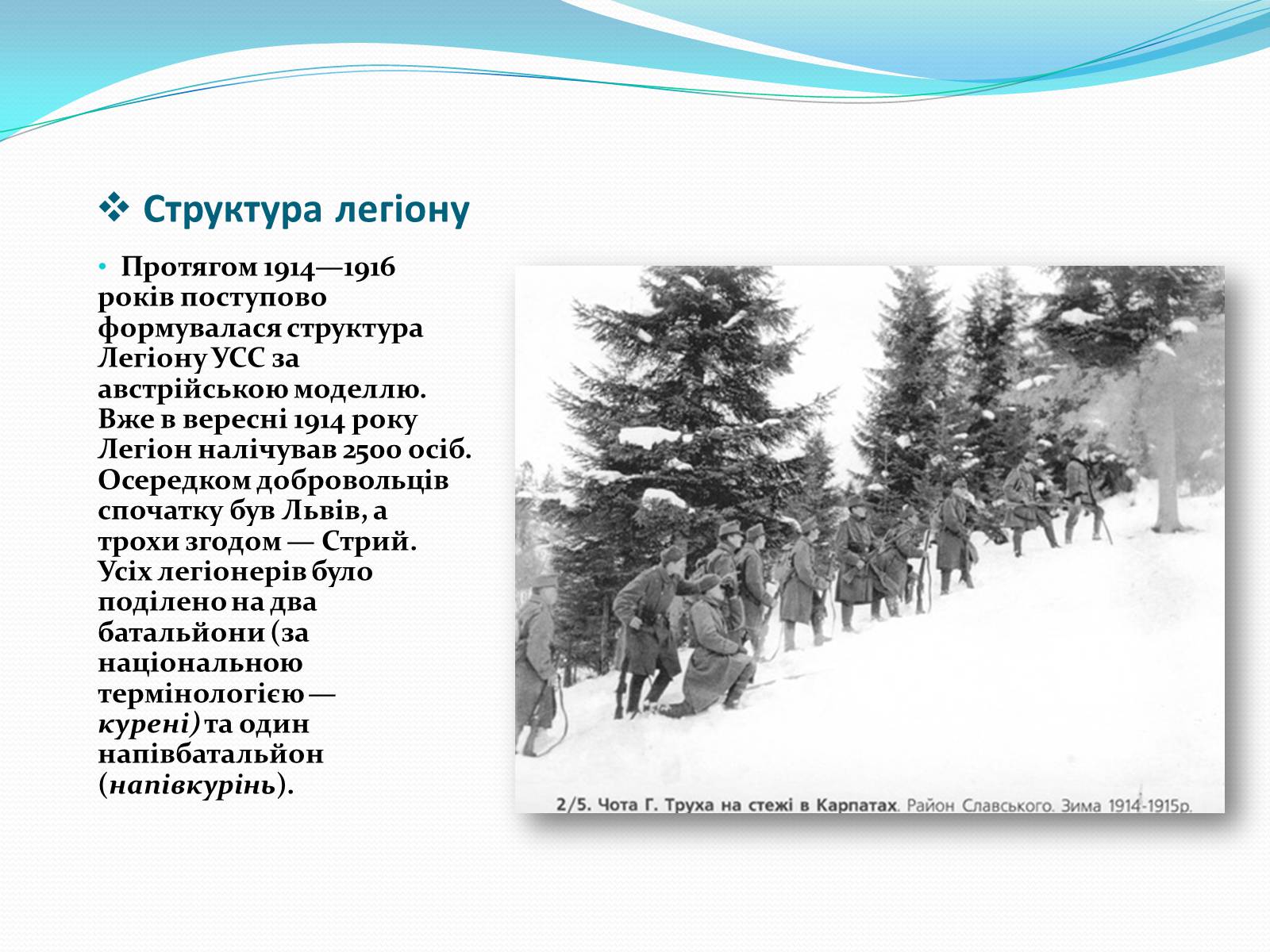 Презентація на тему «Українські січові стрільці» (варіант 2) - Слайд #6