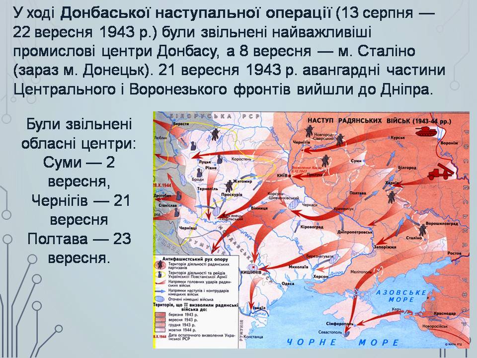 Презентація на тему «Визволення України в 1943-1944 роках» - Слайд #8