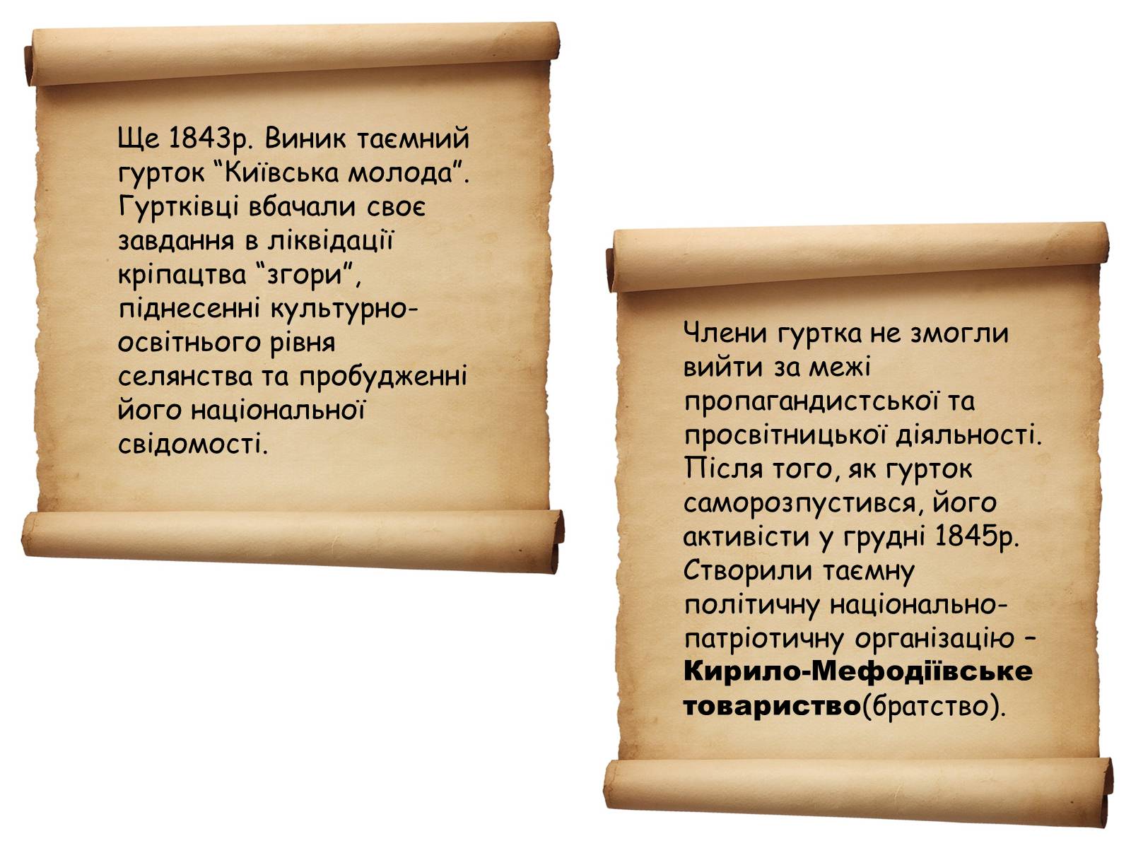 Презентація на тему «Кирило - Мефодіївське братство» - Слайд #4