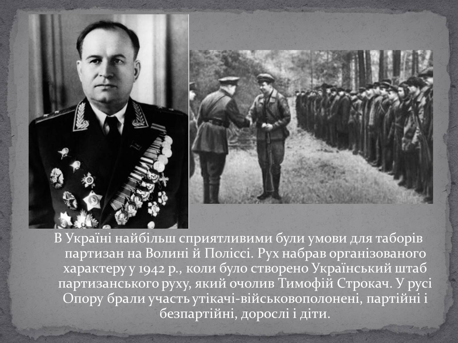 Презентація на тему «Рух опору в Україні в роки Другої Світової Війни» (варіант 1) - Слайд #8