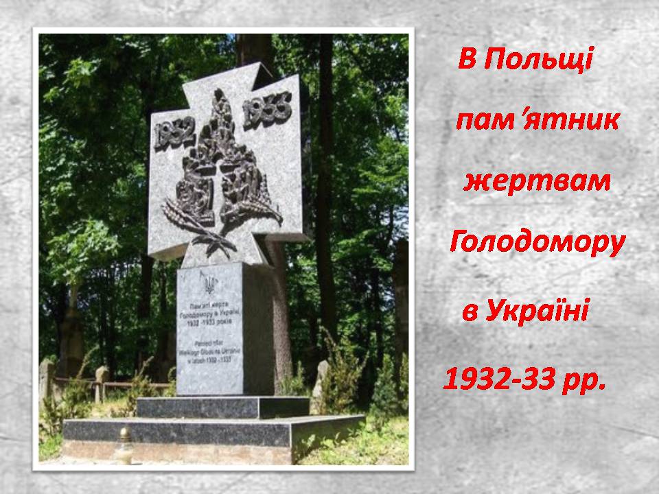 Презентація на тему «Голодомор 1932-1933 років» (варіант 3) - Слайд #30