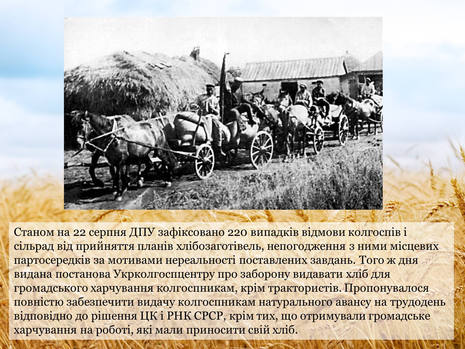 Презентація на тему «Закон про п&#8217;ять колосків» - Слайд #8