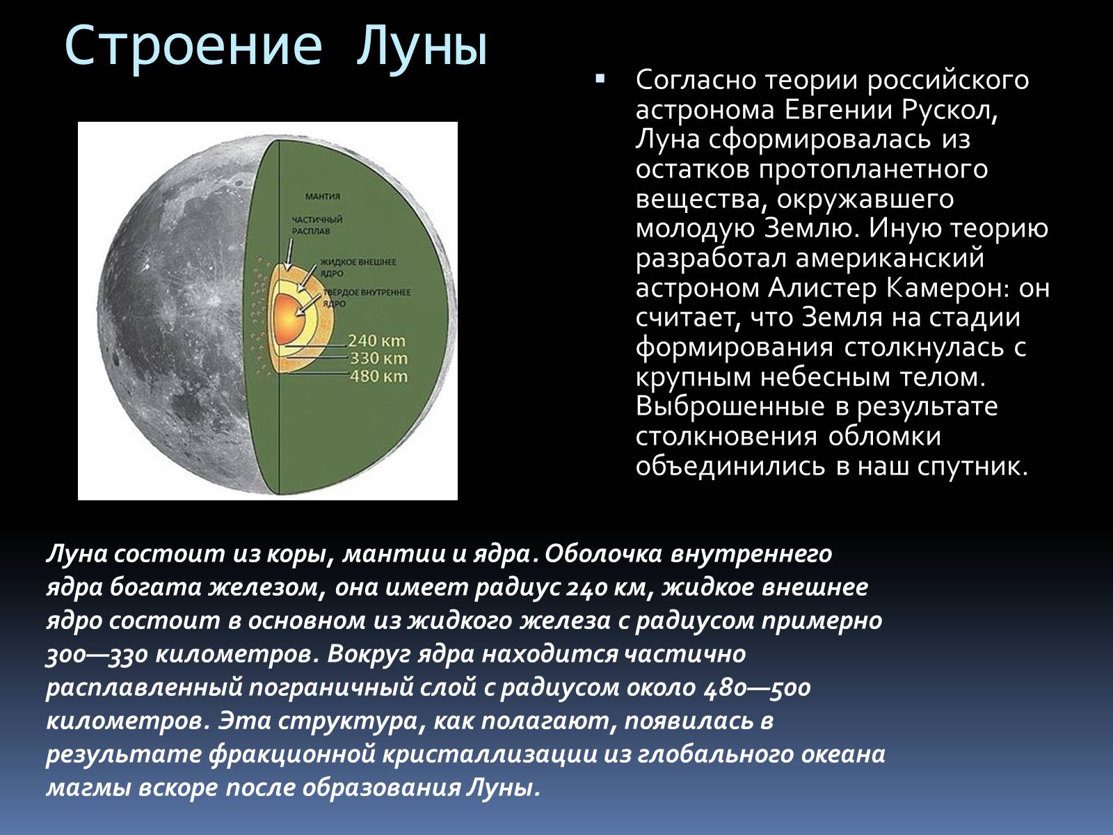 Мантия луны. Строение и состав Луны. Схема внутреннего строения Луны. Строение лунной поверхности. Строение земли и Луны.