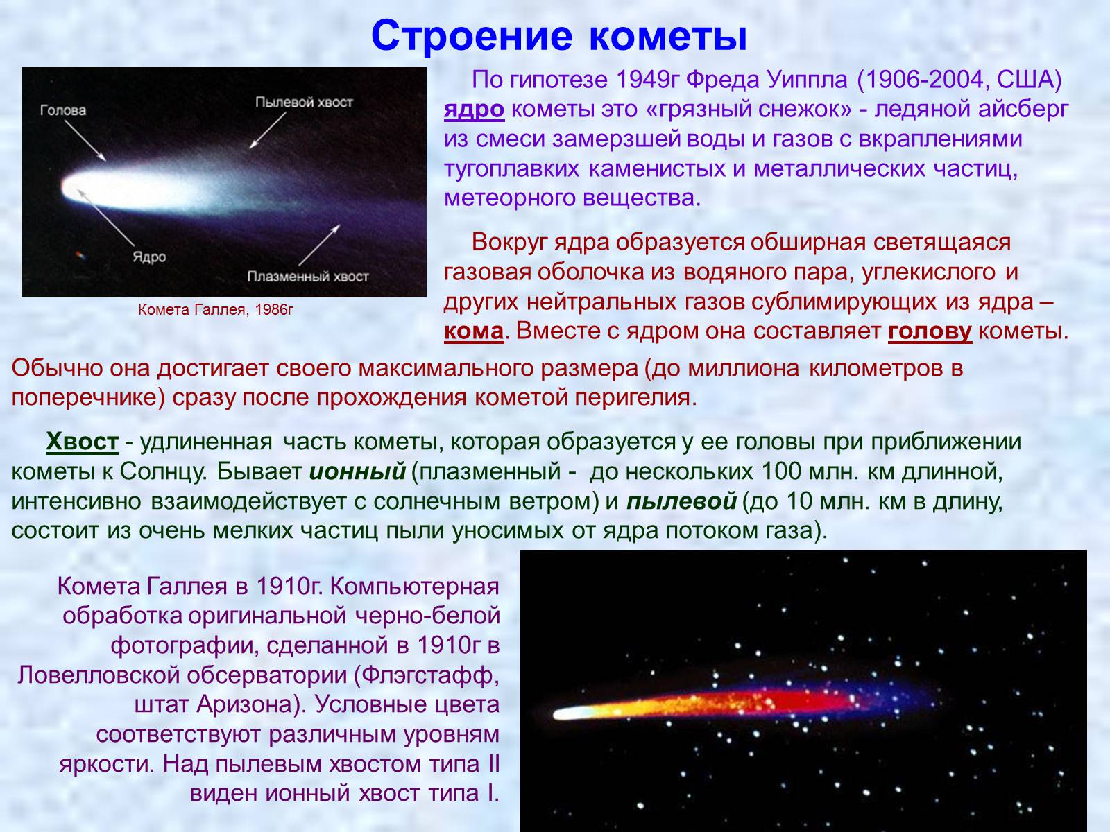 Что в переводе с греческого означает комета. Строение кометы. Кометы доклад. Презентация по теме кометы. Строение,кометы и Метеора.