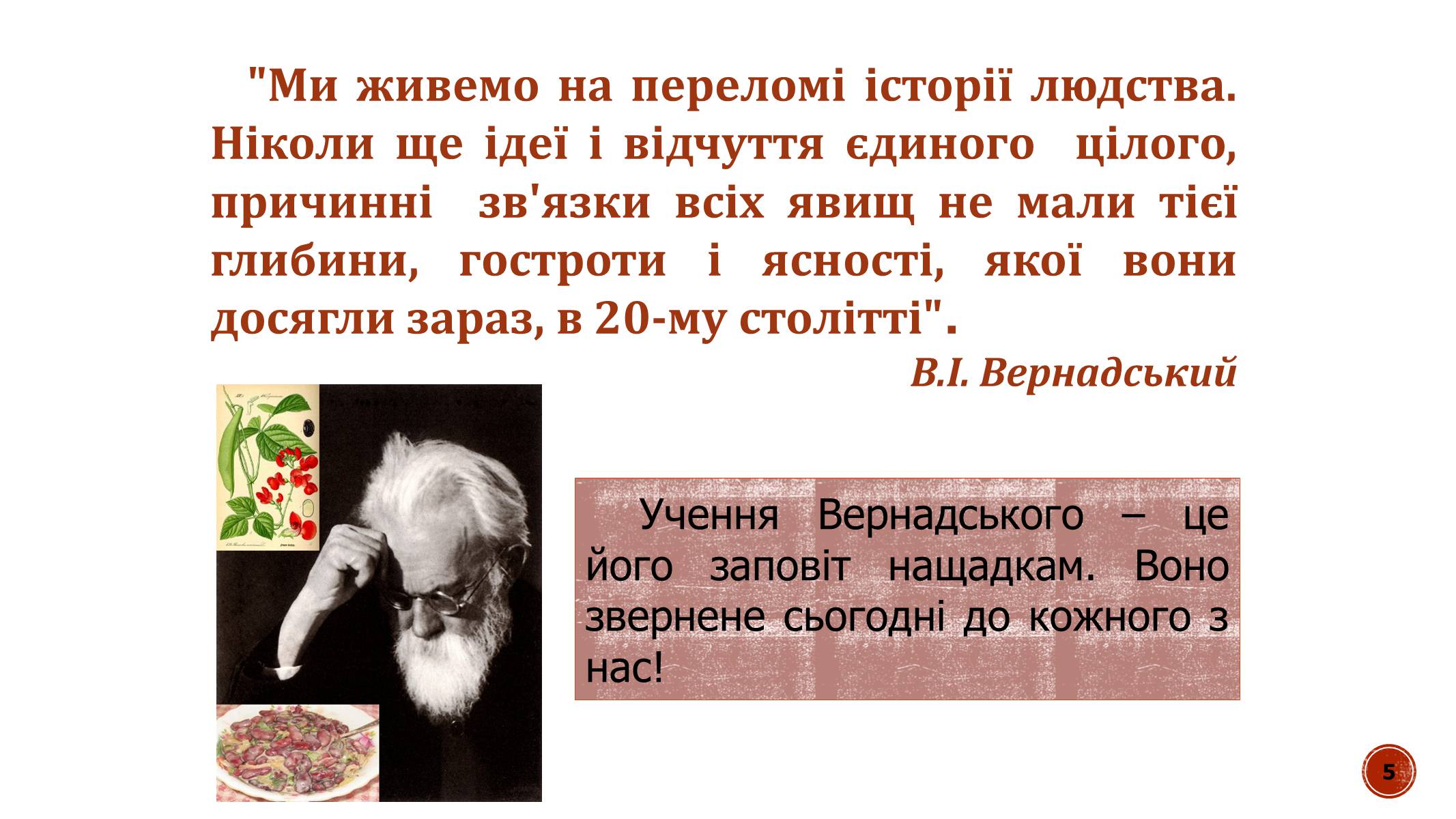 Презентація на тему «В.І. Вернадський» - Слайд #5