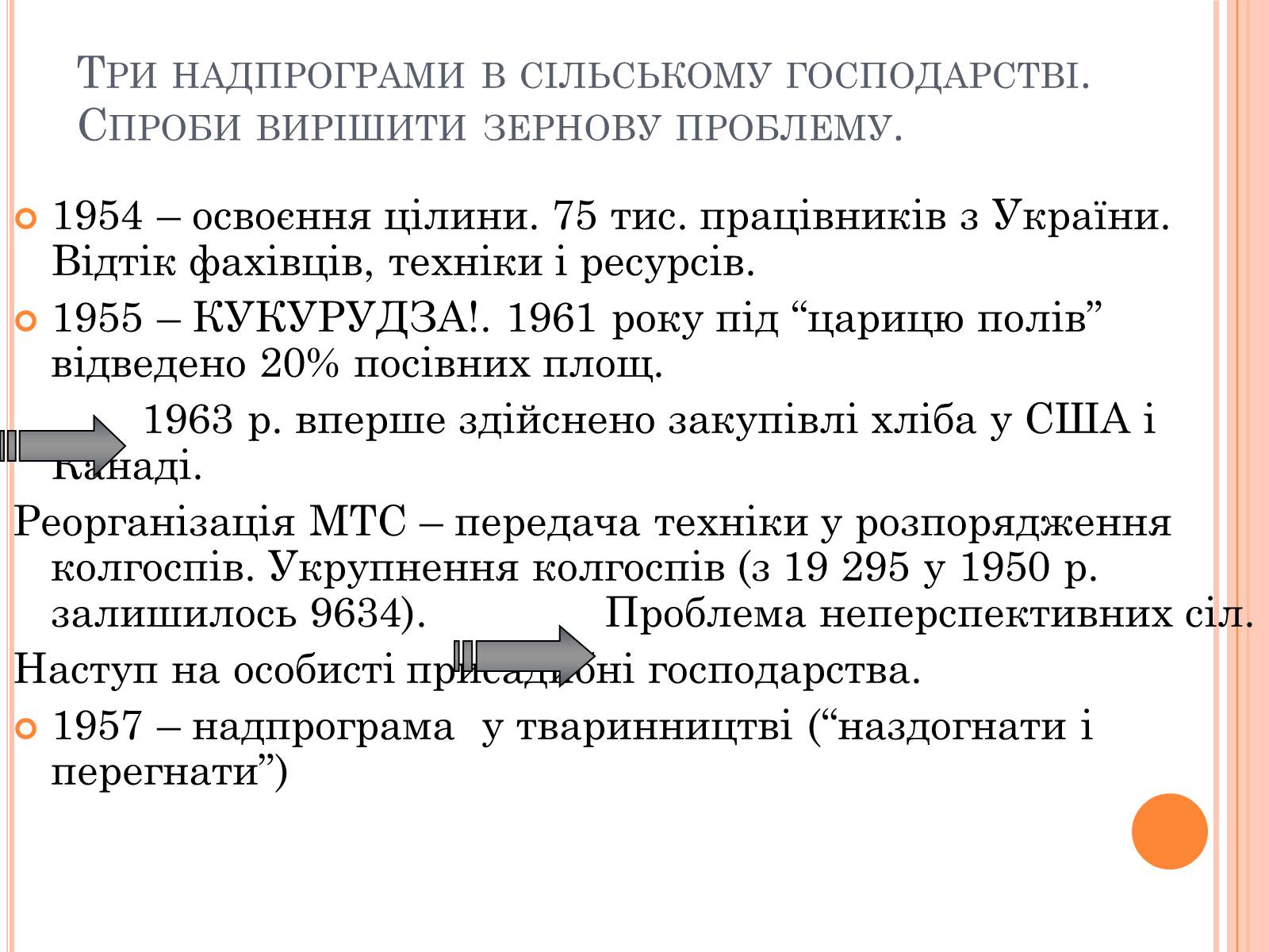 Презентація на тему «Україна в умовах десталінізації» (варіант 1) - Слайд #22