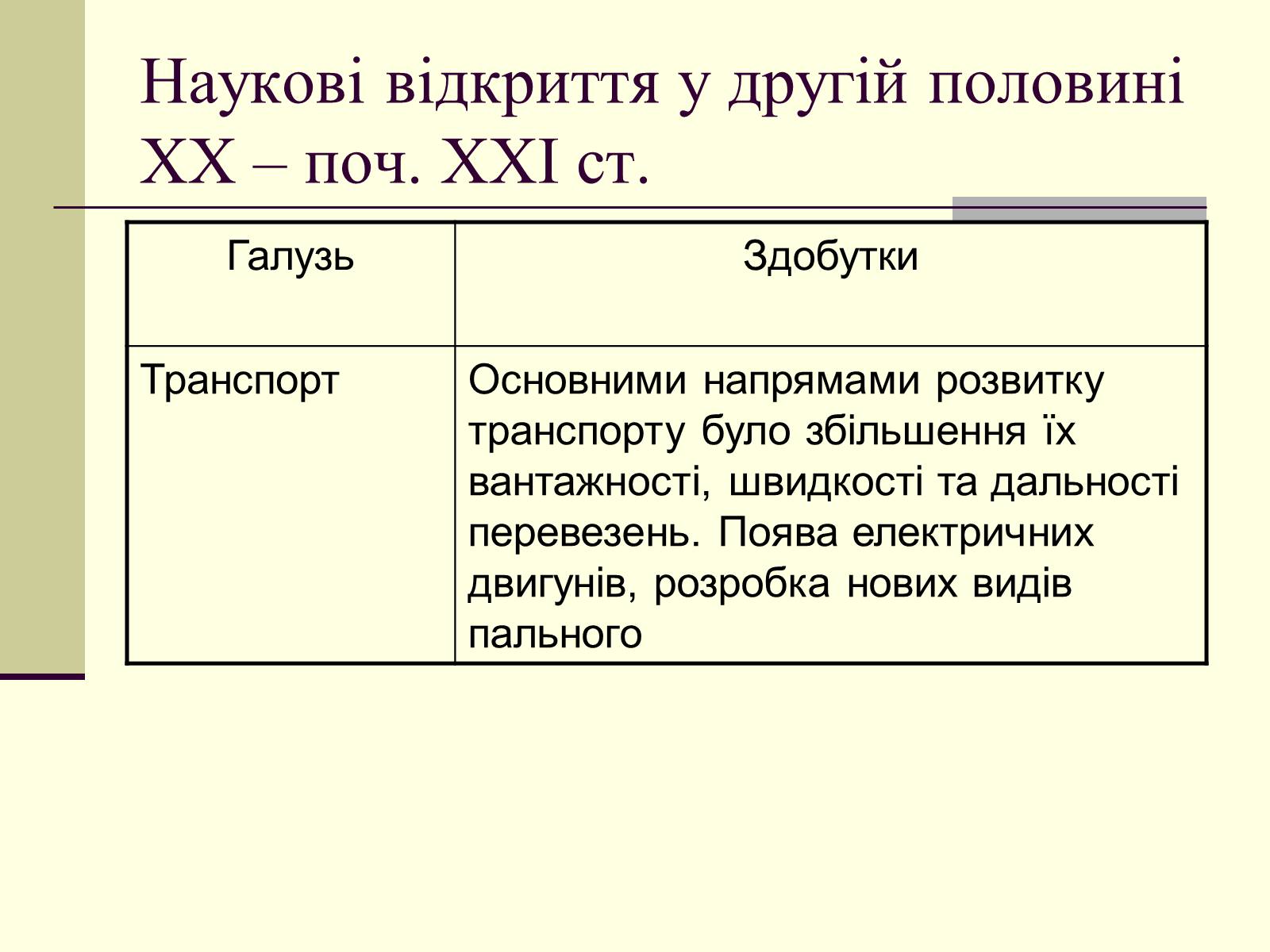 Презентація на тему «Наукові відкриття у другій половині ХХ – поч. ХХІст» - Слайд #14