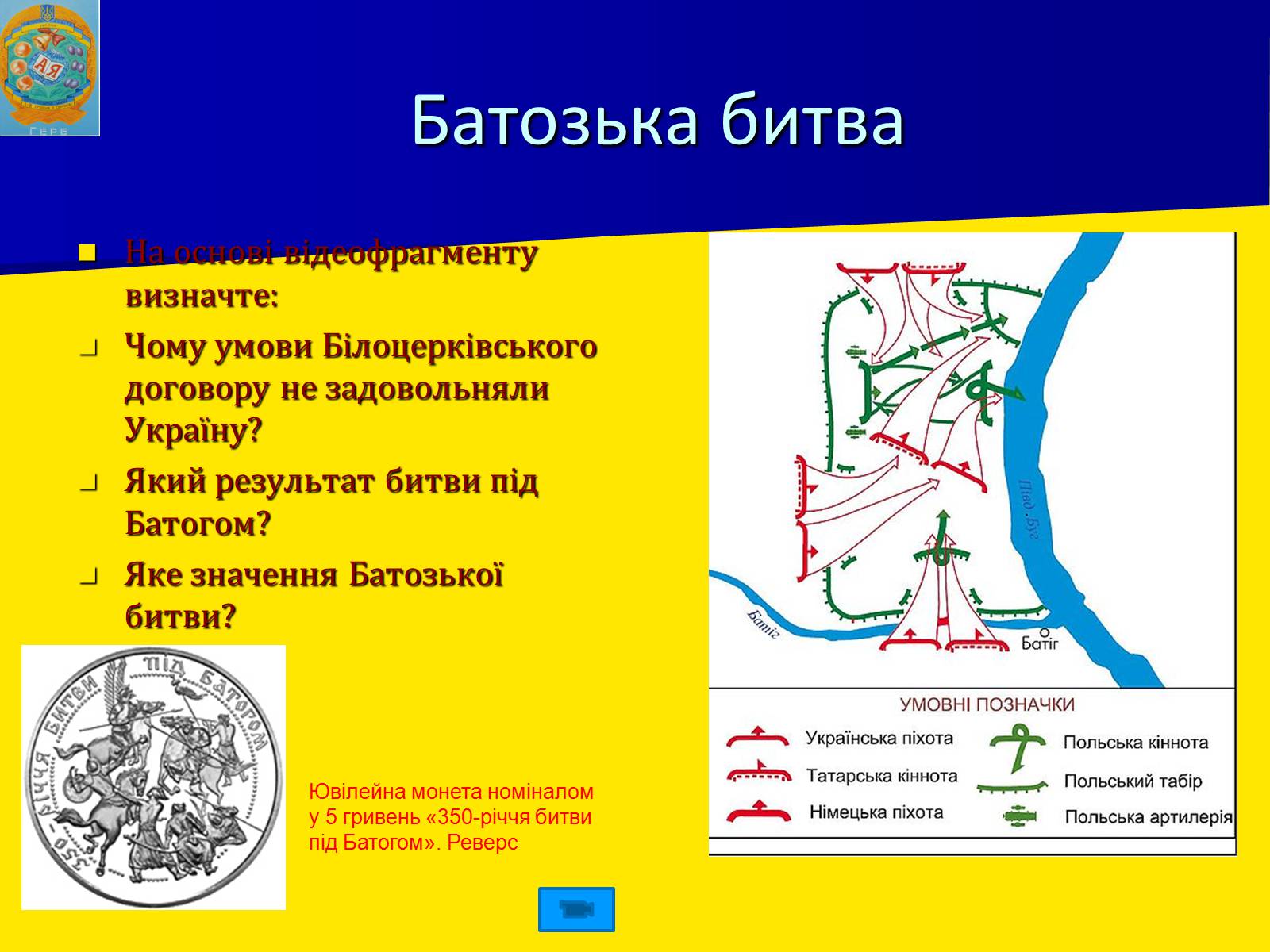 Презентація на тему «Воєнно політичні події 1652-1653 років» - Слайд #9