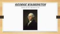 Презентація на тему «George Washington» (варіант 2)