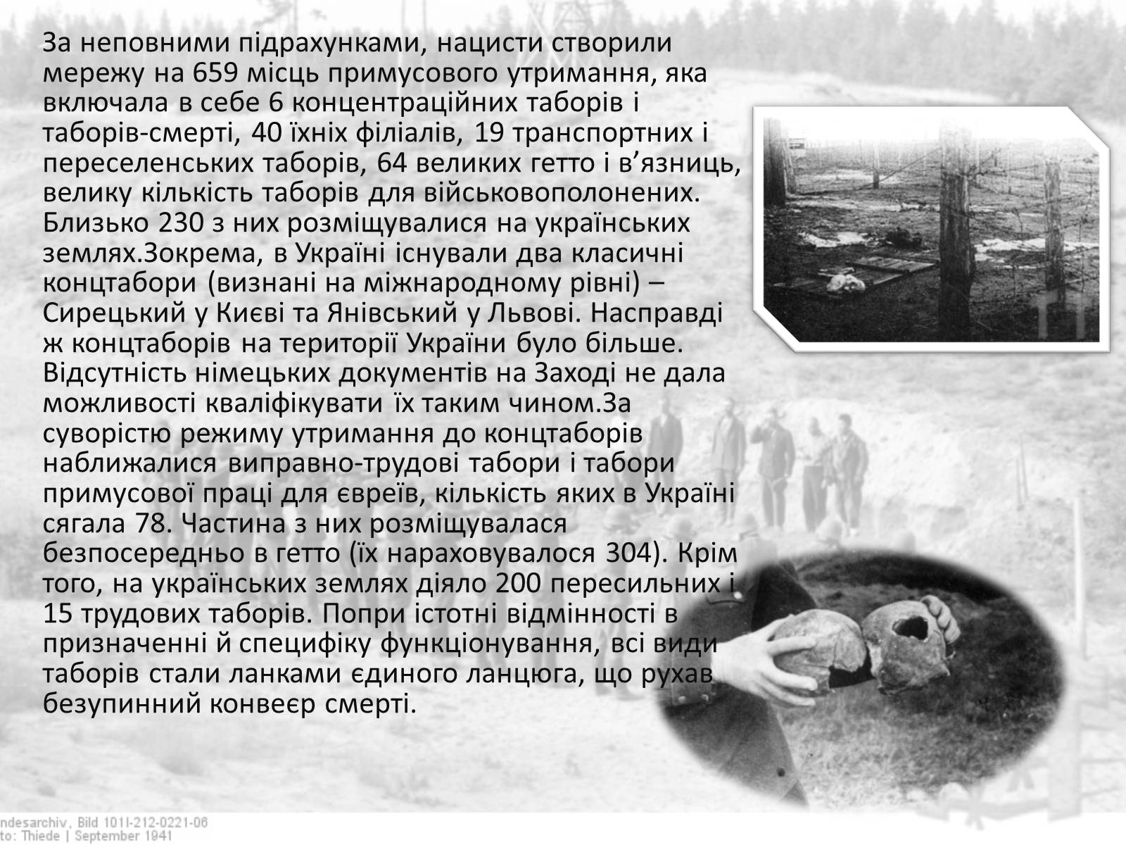 Презентація на тему «Гітлерівський терор на окупованих українських землях» - Слайд #7