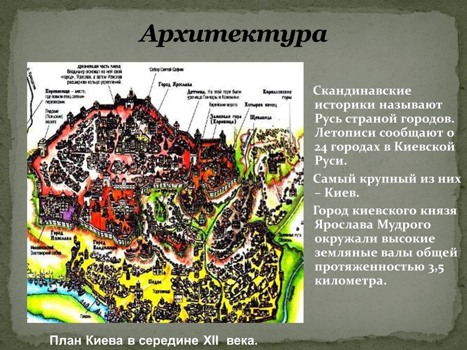 Презентація на тему «Культура Киевской Руси» (варіант 2) - Слайд #4