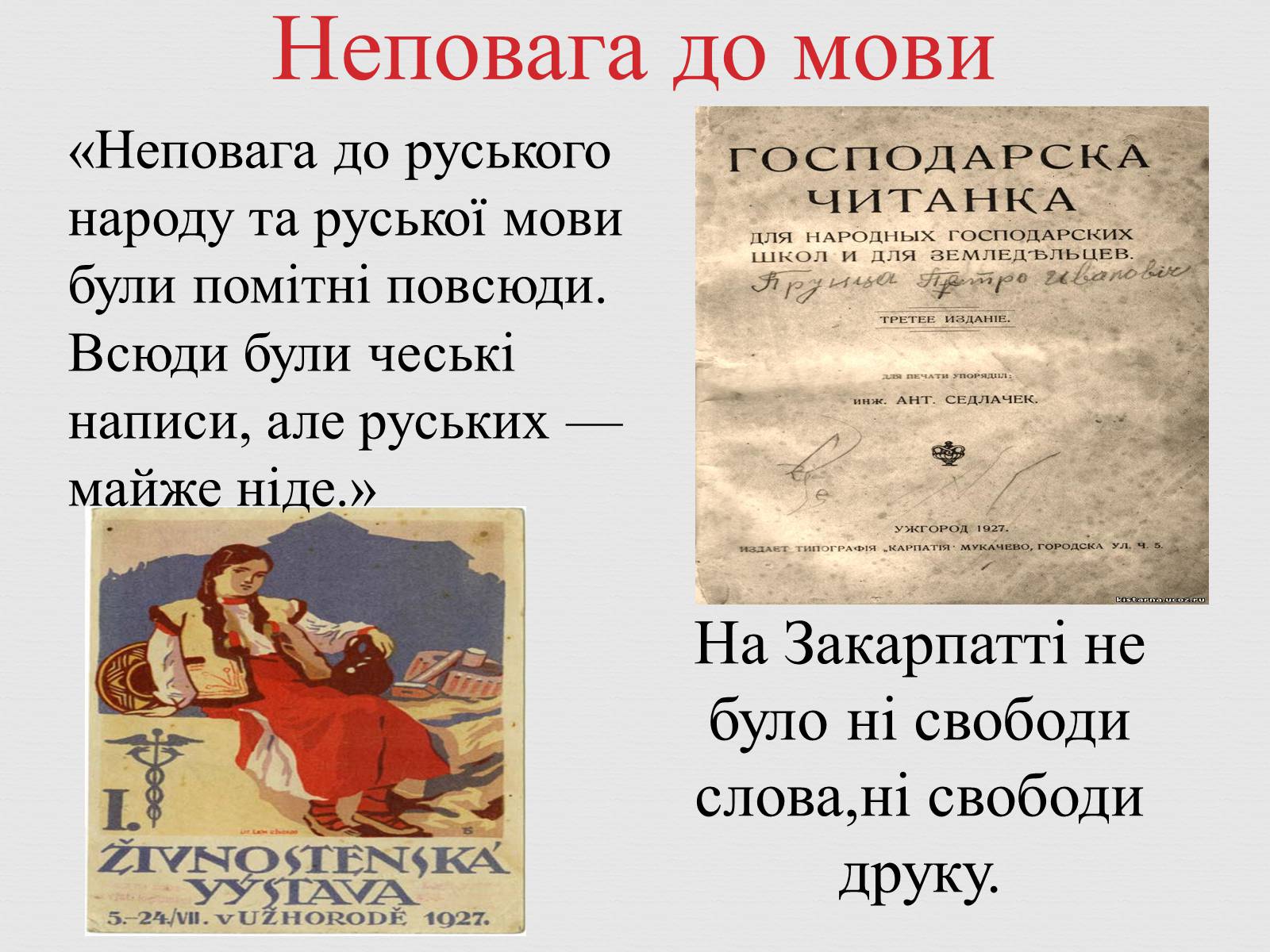 Презентація на тему «Закарпаття у складі Чехо-Словаччини» - Слайд #8