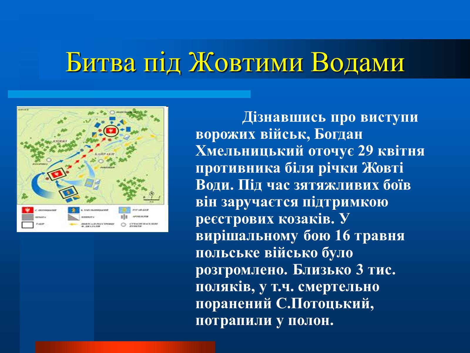 Презентація на тему «Національно-визвольна війна українського народу під проводом Богдана Хмельницького» - Слайд #6